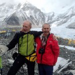 Franco and his Friend at Everest Base Camp Trekking