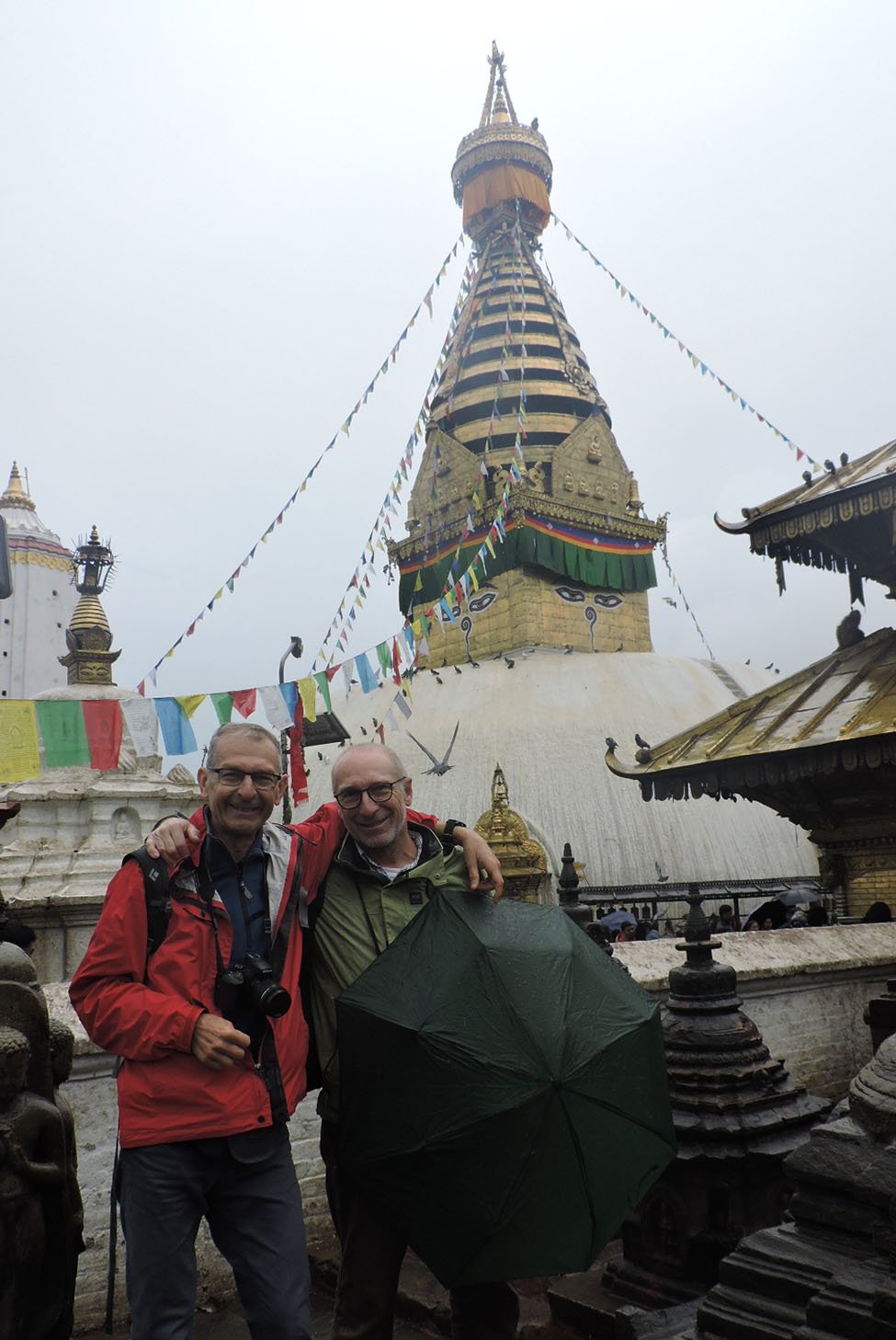 Franco Trovati at Monkey Temple Kathmandu