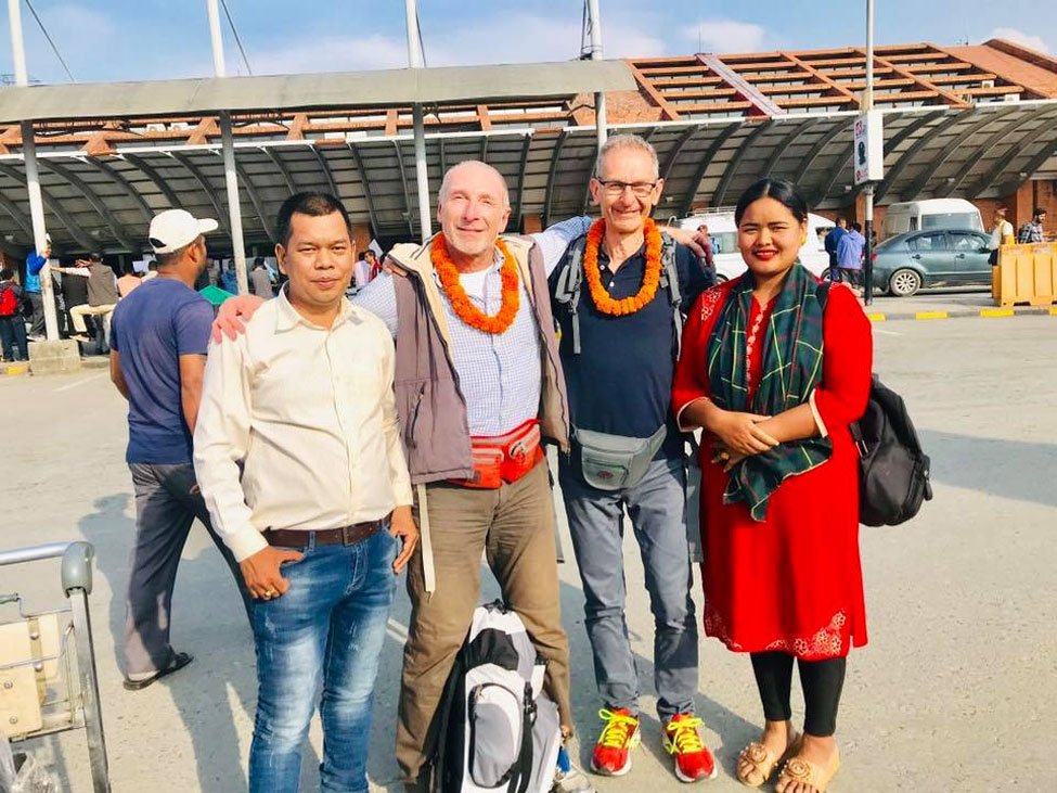 Welcome Franco and His friend for Everest Three Pass Trekking