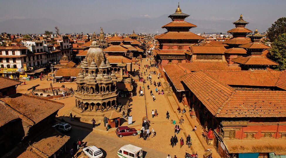 Patan, Durbar square, third largest city, tourism sector
