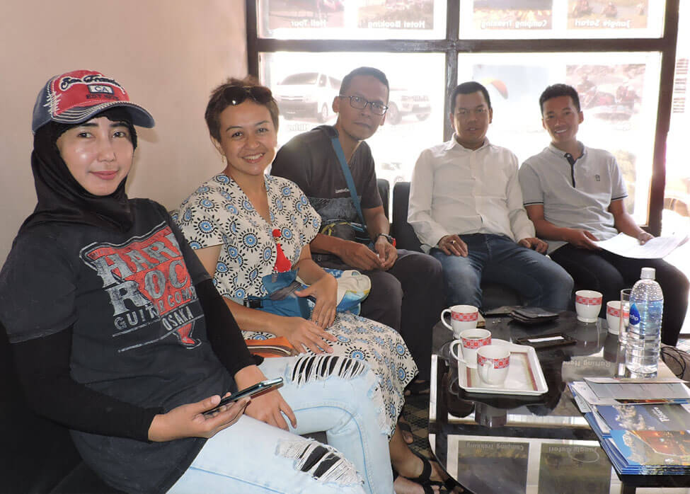 Salahudin Damar Jaya in Nepal Trekking Office