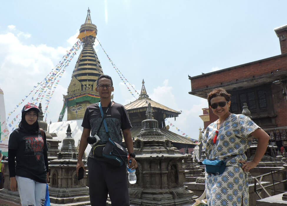Swayambhunath Visit Jaya Friends