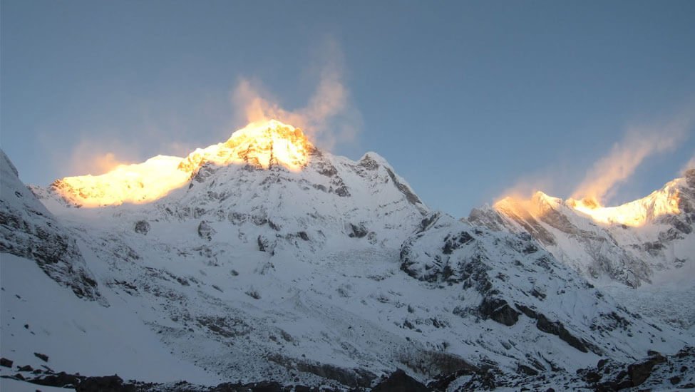 Stunning sight of Annapurna